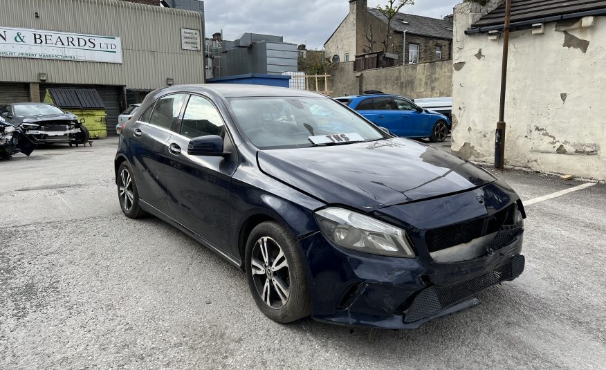 2017 17 MERCEDES-BENZ A CLASS 1.6 A180 SE AUTO UNRECORDED DAMAGED SALVAGE