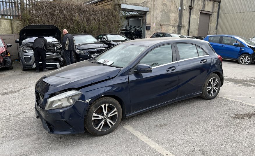 2017 17 MERCEDES-BENZ A CLASS 1.6 A180 SE AUTO UNRECORDED DAMAGED SALVAGE