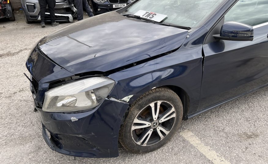 2017 17 MERCEDES-BENZ A CLASS 1.6 A180 SE AUTO UNRECORDED DAMAGED SALVAGE