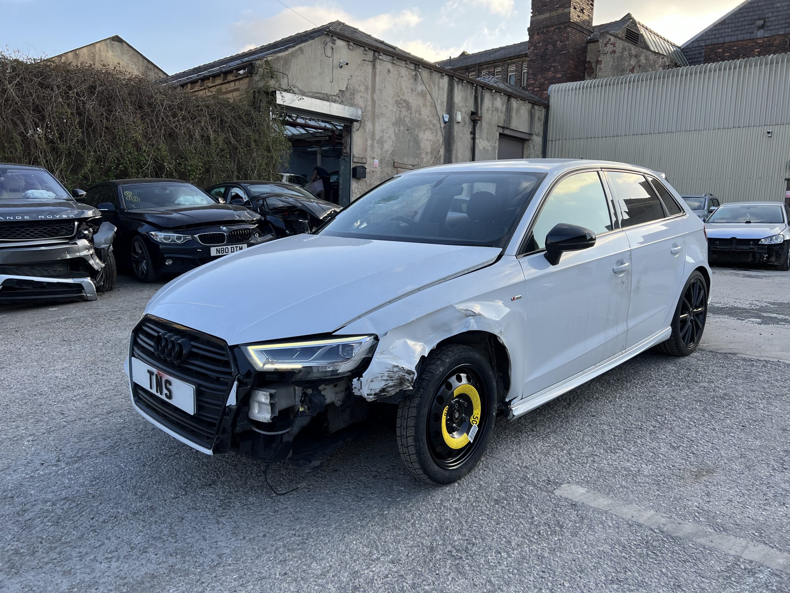 2019 19 AUDI A3 1.5 TFSI BLACK ED SPORTBACK AUTO UNRECORDED DAMAGED SALVAGE