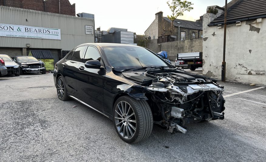 2020 20 MERCEDES-BENZ C CLASS C220D AMG PREMIUM AUTO UNRECORDED DAMAGED SALVAGE