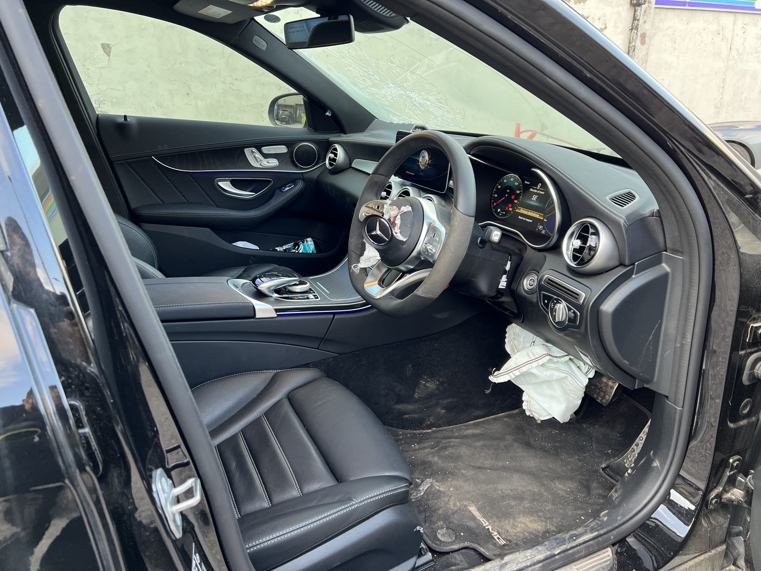 2020 20 MERCEDES-BENZ C CLASS C220D AMG PREMIUM AUTO UNRECORDED DAMAGED SALVAGE