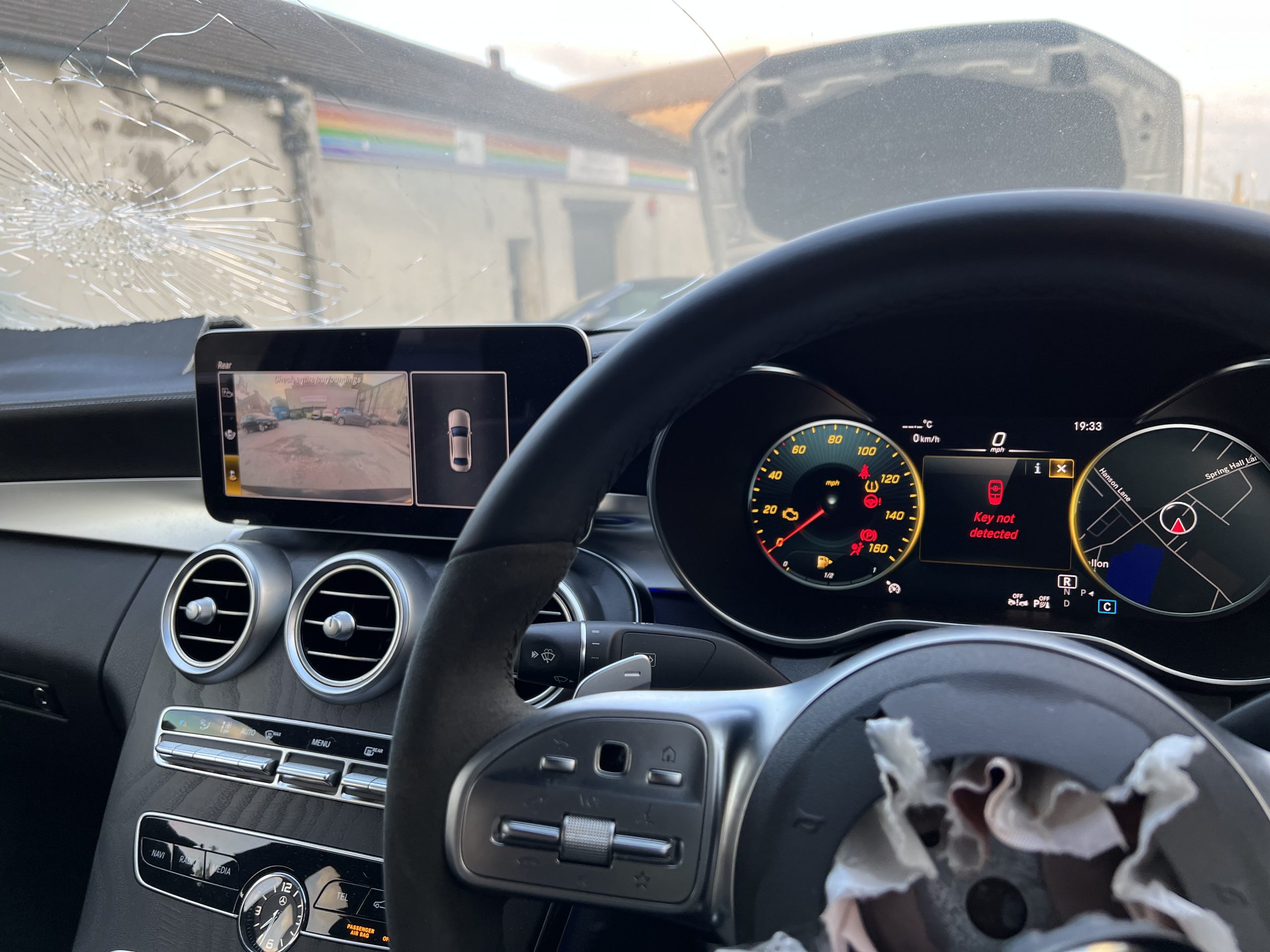 2020 20 MERCEDES-BENZ C CLASS C220D AMG PREMIUM AUTO UNRECORDED DAMAGED SALVAGE