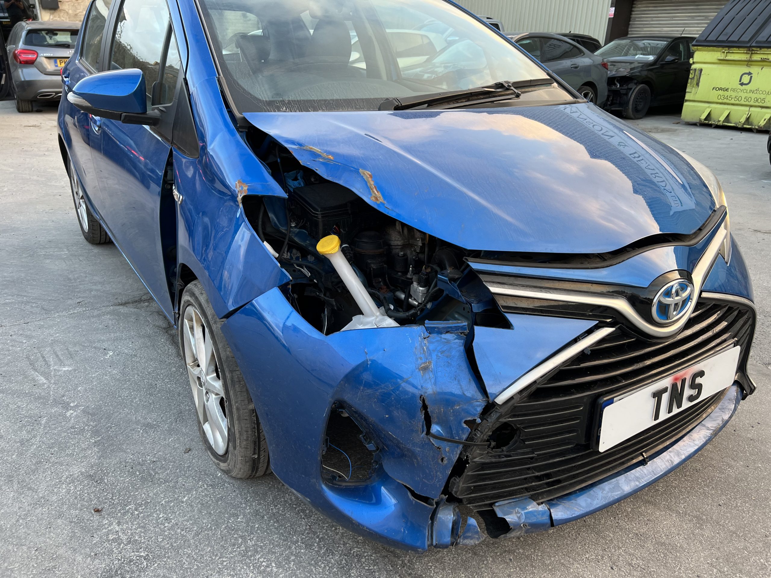 2015 65 TOYOTA YARIS 1.5 VVT-h EXCEL ECVT HYBRID AUTO UNRECORDED DAMAGED SALVAGE