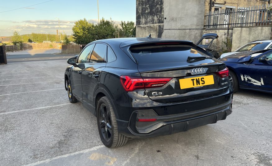 2020 70 AUDI Q3 1.5 TFSI CoD 35 S LINE SPORTBACK AUTO UNRECORDED DAMAGED SALVAGE