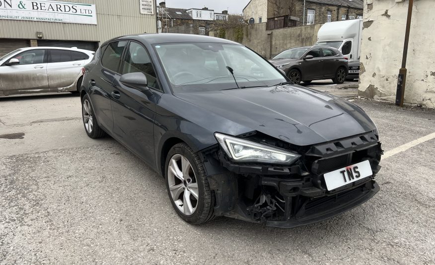 2021 21 SEAT LEON FR 1.5 TSI EVO CAT S DAMAGED SALVAGE