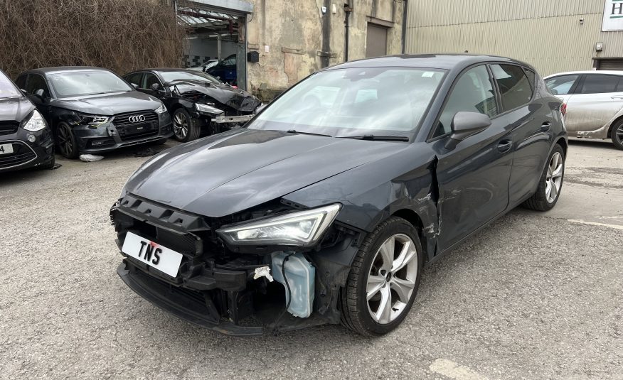 2021 21 SEAT LEON FR 1.5 TSI EVO CAT S DAMAGED SALVAGE