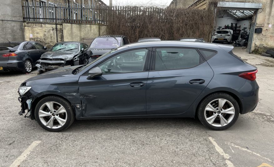 2021 21 SEAT LEON FR 1.5 TSI EVO CAT S DAMAGED SALVAGE