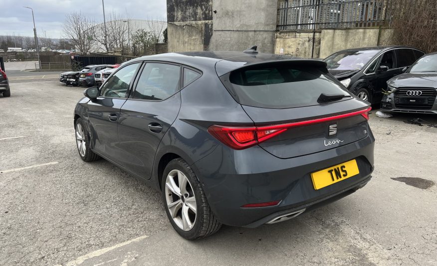 2021 21 SEAT LEON FR 1.5 TSI EVO CAT S DAMAGED SALVAGE