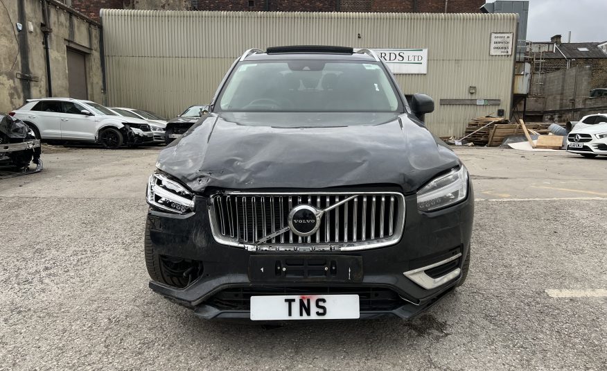 2022 22 VOLVO XC90 2.0H T8 INSCRIPTION PRO 4WD RECHARGE CAT S DAMAGED SALVAGE