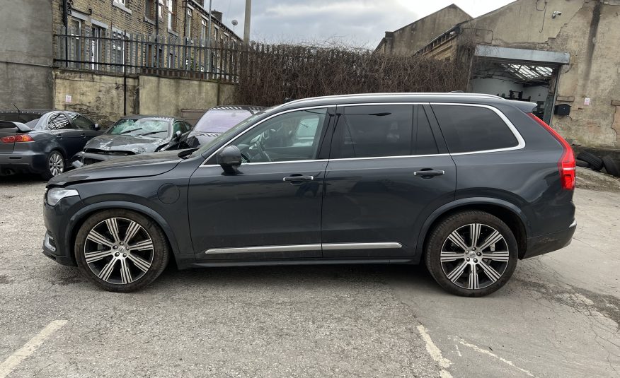 2022 22 VOLVO XC90 2.0H T8 INSCRIPTION PRO 4WD RECHARGE CAT S DAMAGED SALVAGE