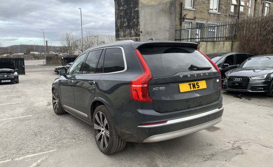 2022 22 VOLVO XC90 2.0H T8 INSCRIPTION PRO 4WD RECHARGE CAT S DAMAGED SALVAGE