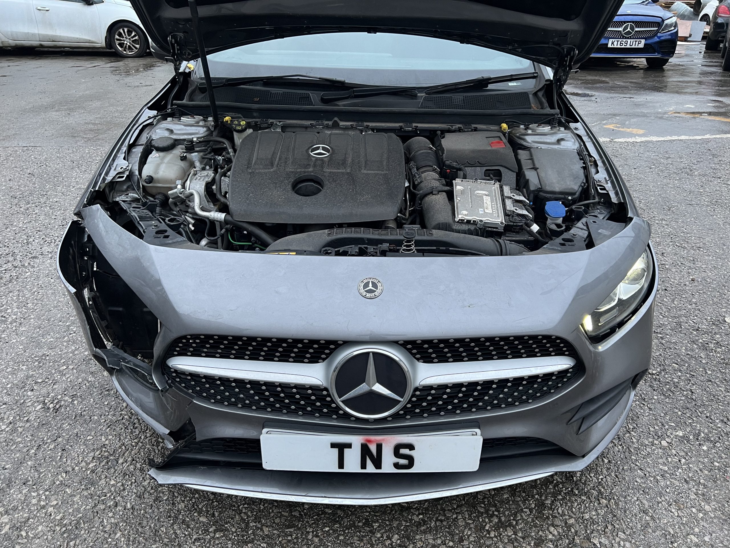 2020 MERCEDES BENZ A CLASS A180D 1.5 AMG LINE AUTO CAT S DAMAGED SALVAGE