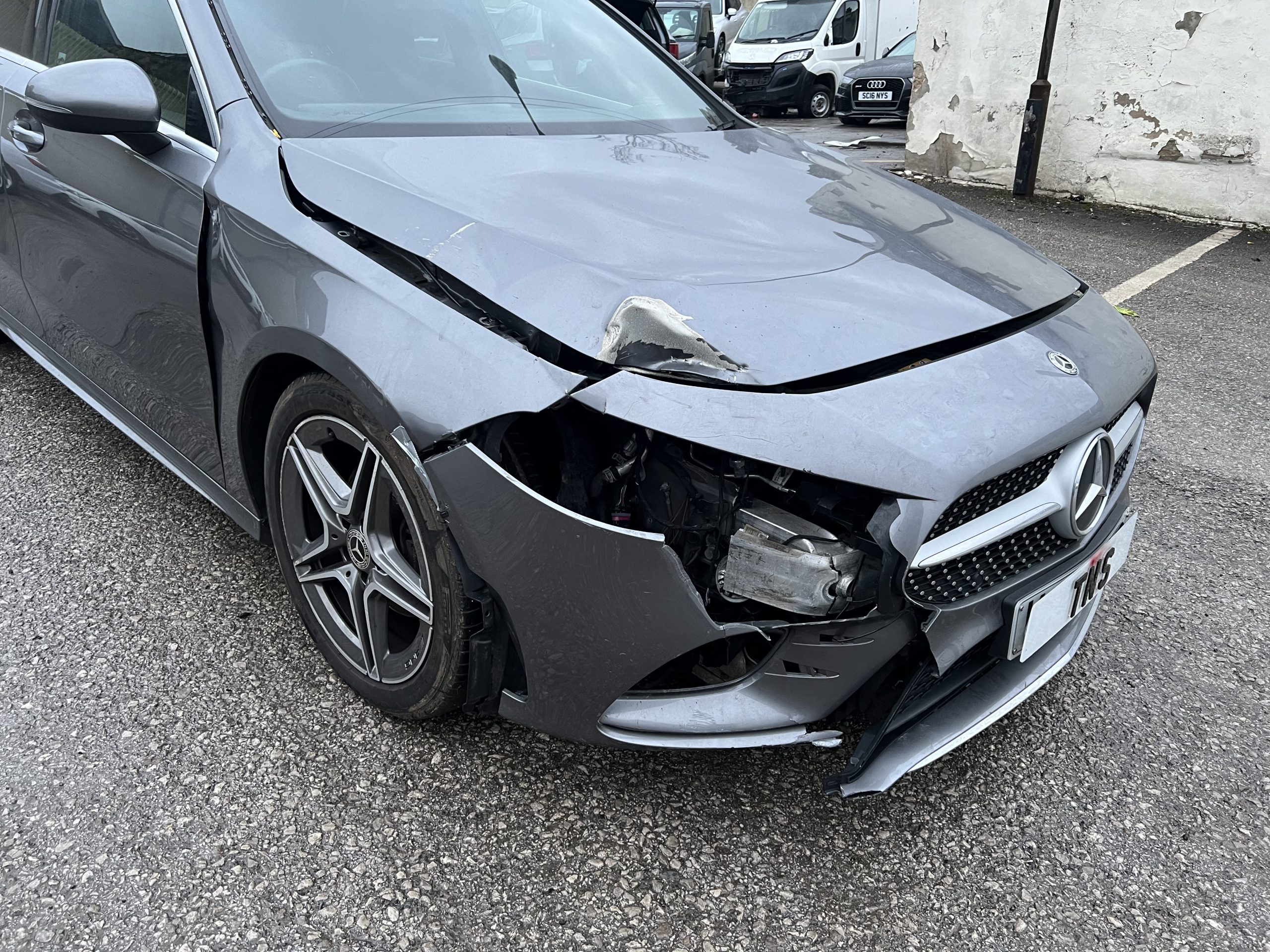 2020 MERCEDES BENZ A CLASS A180D 1.5 AMG LINE AUTO CAT S DAMAGED SALVAGE