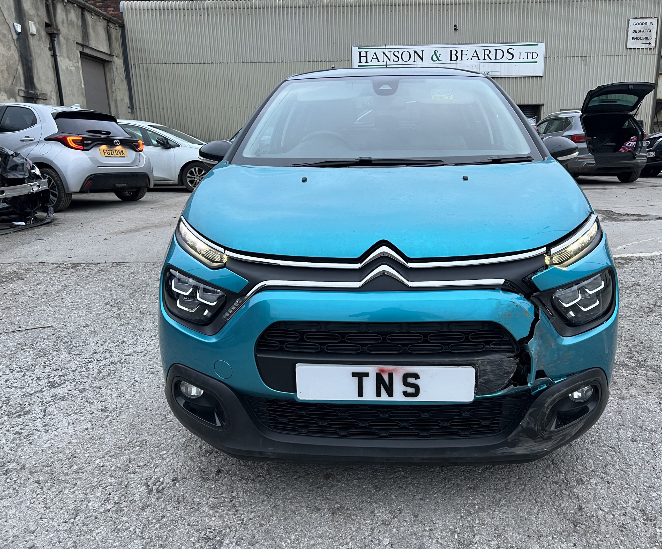 2022 CITROEN C3 1.5 BlueHDi SHINE PLUS UNRECORDED DAMAGED SALVAGE