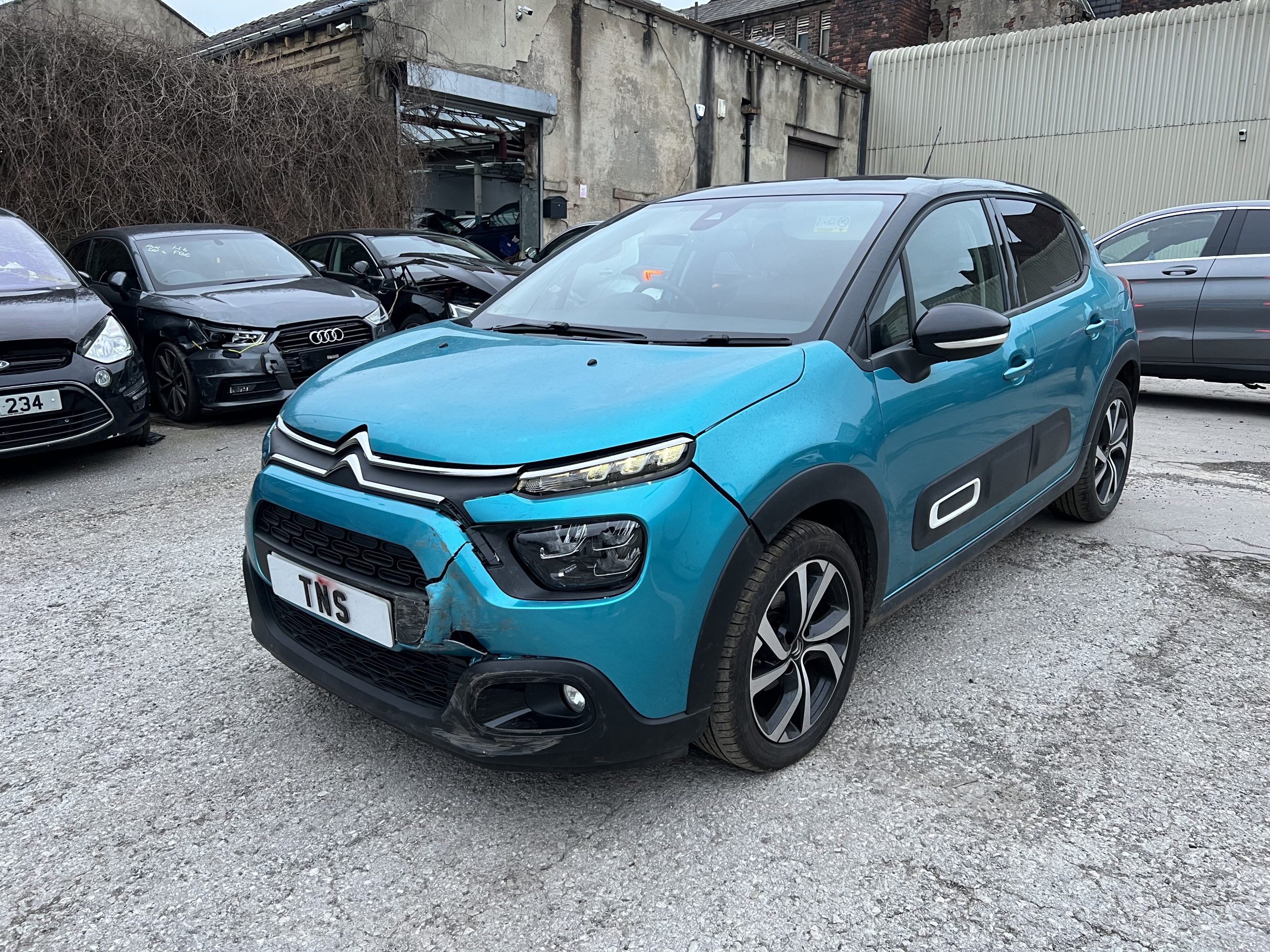 2022 CITROEN C3 1.5 BlueHDi SHINE PLUS UNRECORDED DAMAGED SALVAGE
