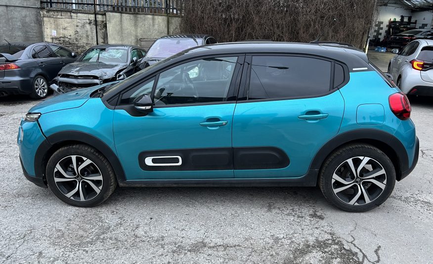 2022 CITROEN C3 1.5 BlueHDi SHINE PLUS UNRECORDED DAMAGED SALVAGE