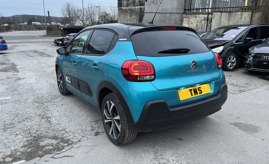 2022 CITROEN C3 1.5 BlueHDi SHINE PLUS UNRECORDED DAMAGED SALVAGE