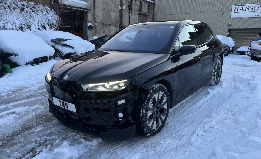 2022 72 BMW IX XDRIVE40 SPORT EDITION UNRECORDED DAMAGED SALVAGE