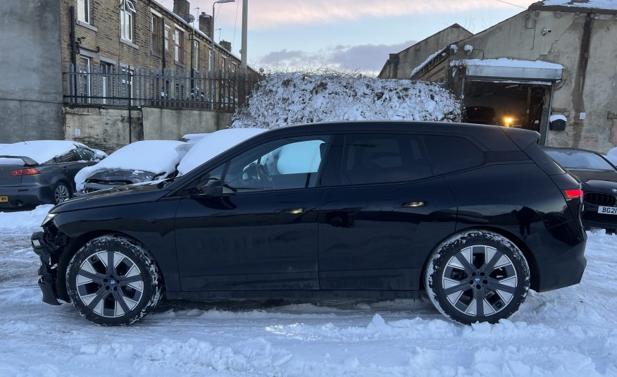 2022 72 BMW IX XDRIVE40 SPORT EDITION UNRECORDED DAMAGED SALVAGE