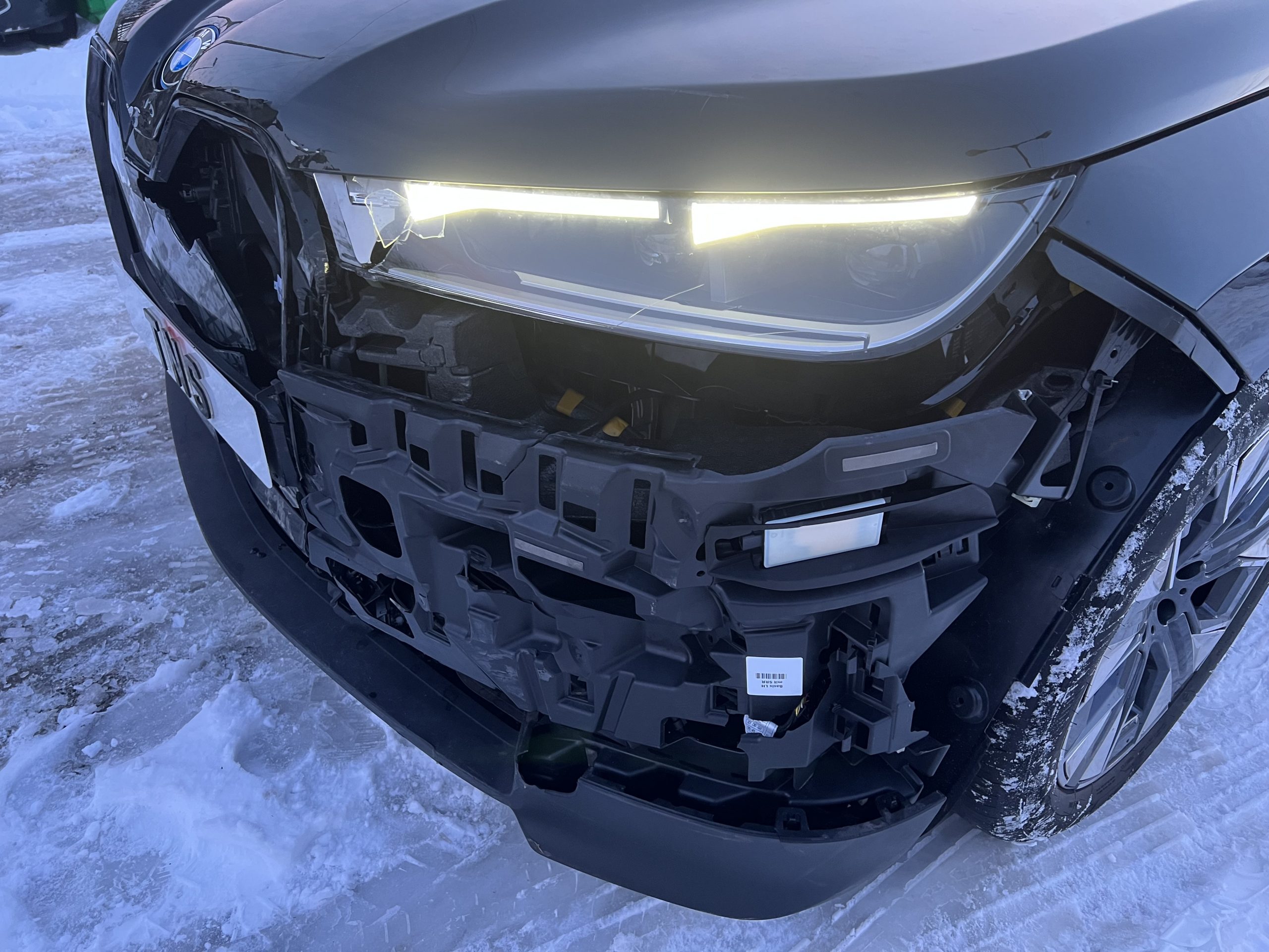 2022 72 BMW IX XDRIVE40 SPORT EDITION UNRECORDED DAMAGED SALVAGE