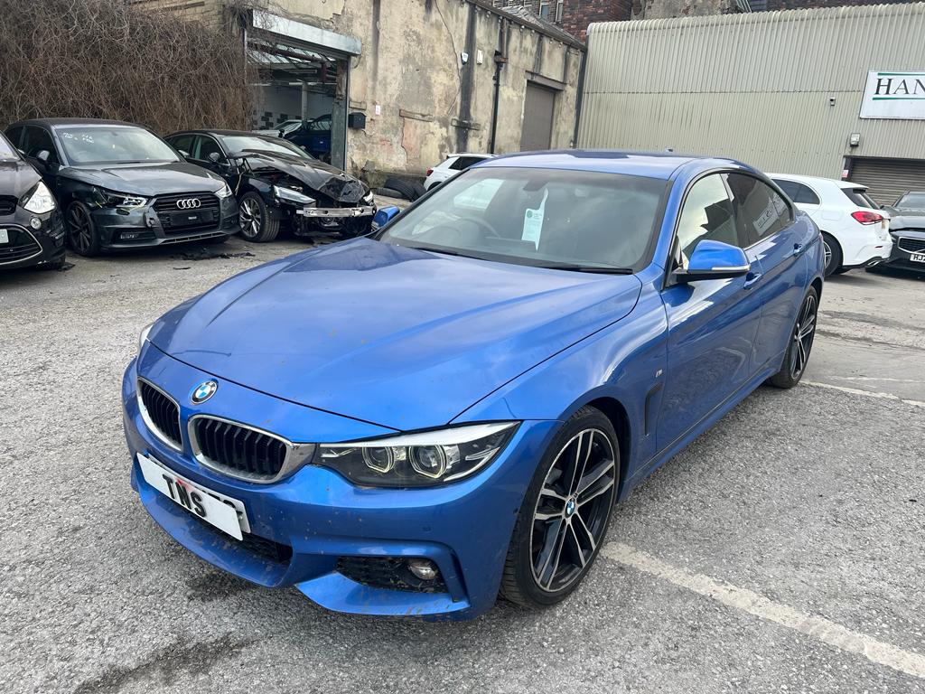 2019 19 BMW 4 SERIES 430D GRAN COUPE 3.0 M SPORT AUTO CAT S DAMAGED SALVAGE