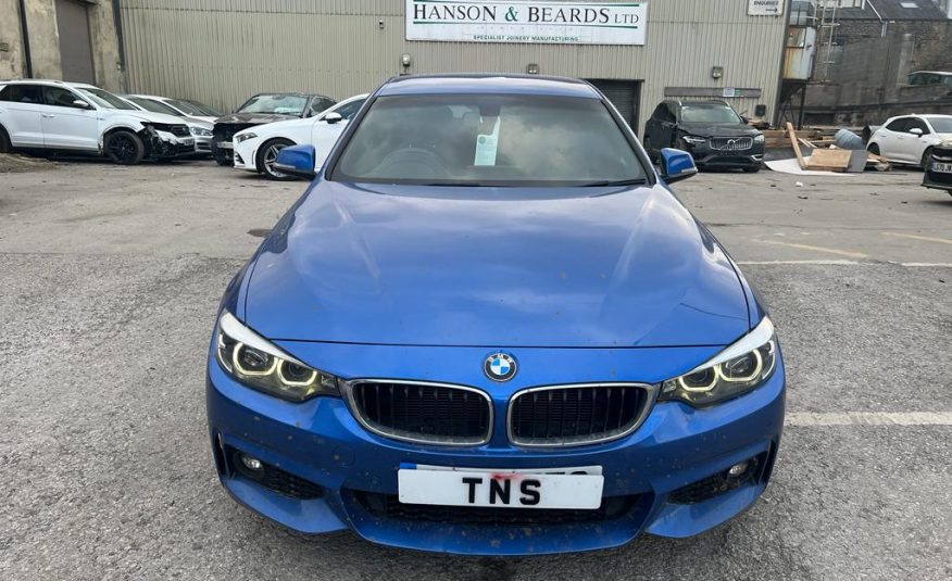 2019 19 BMW 4 SERIES 430D GRAN COUPE 3.0 M SPORT AUTO CAT S DAMAGED SALVAGE