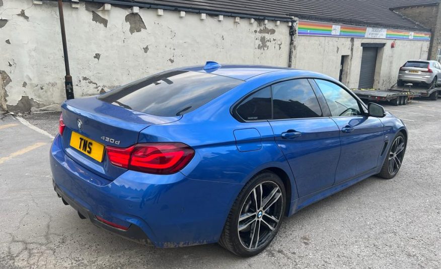 2019 19 BMW 4 SERIES 430D GRAN COUPE 3.0 M SPORT AUTO CAT S DAMAGED SALVAGE