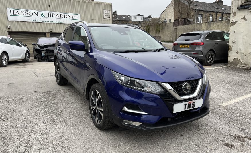 2020 NISSAN QASHQAI 1.3 DIG-T N-CONNECTA EURO 6 CAT N DAMAGED SALVAGE