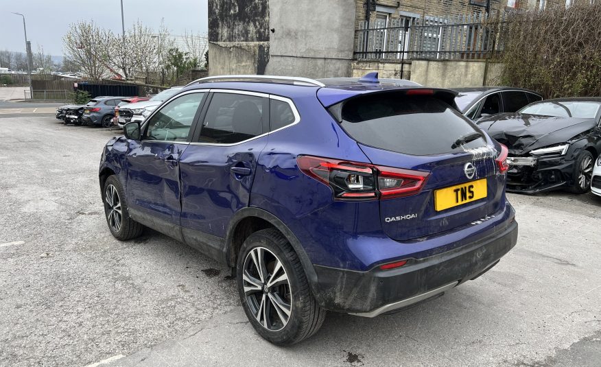 2020 NISSAN QASHQAI 1.3 DIG-T N-CONNECTA EURO 6 CAT N DAMAGED SALVAGE