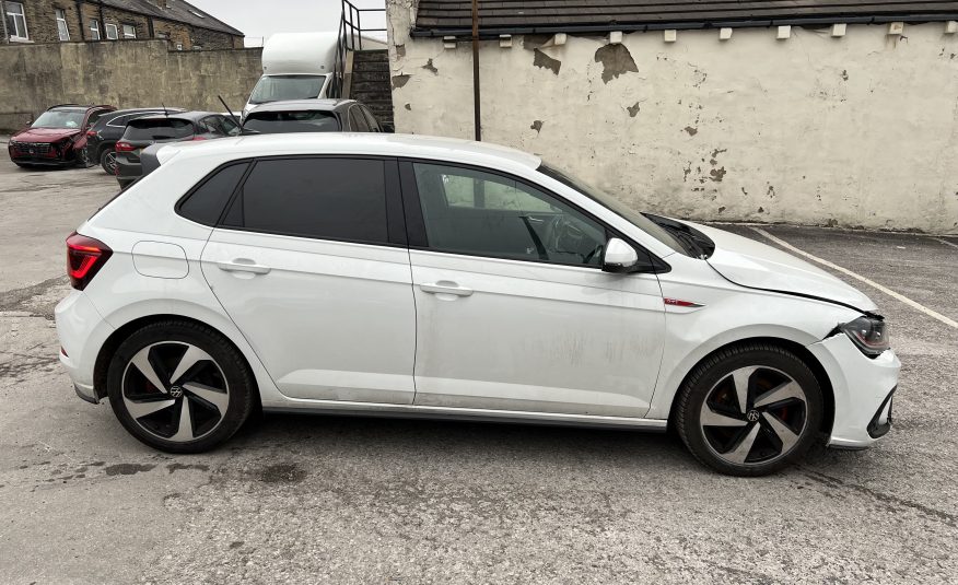 2022 22 VOLKSWAGEN POLO 2.0 TSI GTI DSG AUTO EURO 6 UNRECORDED DAMAGED SALVAGE