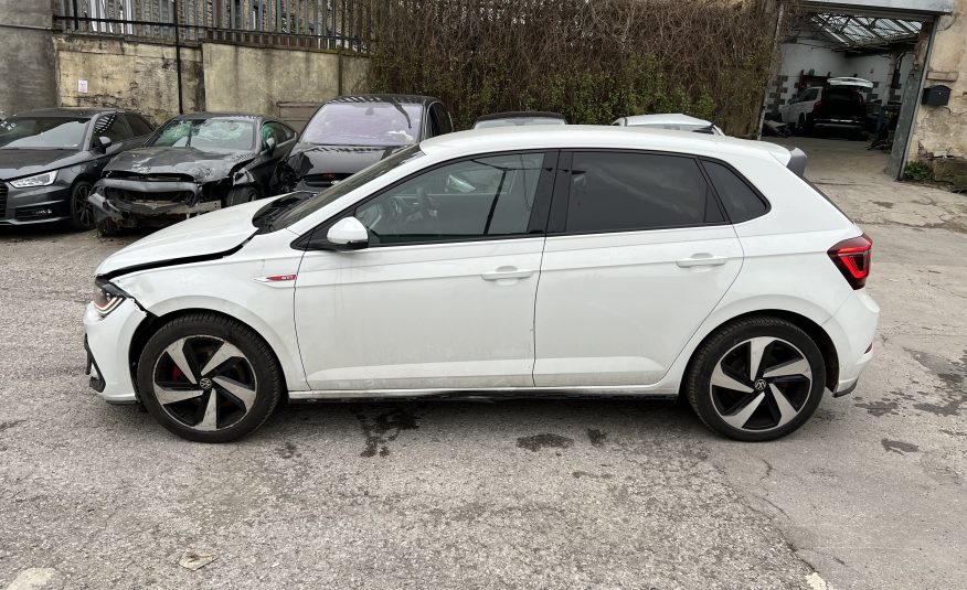 2022 22 VOLKSWAGEN POLO 2.0 TSI GTI DSG AUTO EURO 6 UNRECORDED DAMAGED SALVAGE