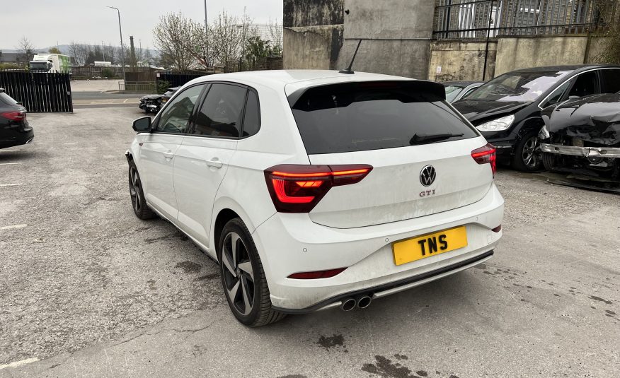 2022 22 VOLKSWAGEN POLO 2.0 TSI GTI DSG AUTO EURO 6 UNRECORDED DAMAGED SALVAGE