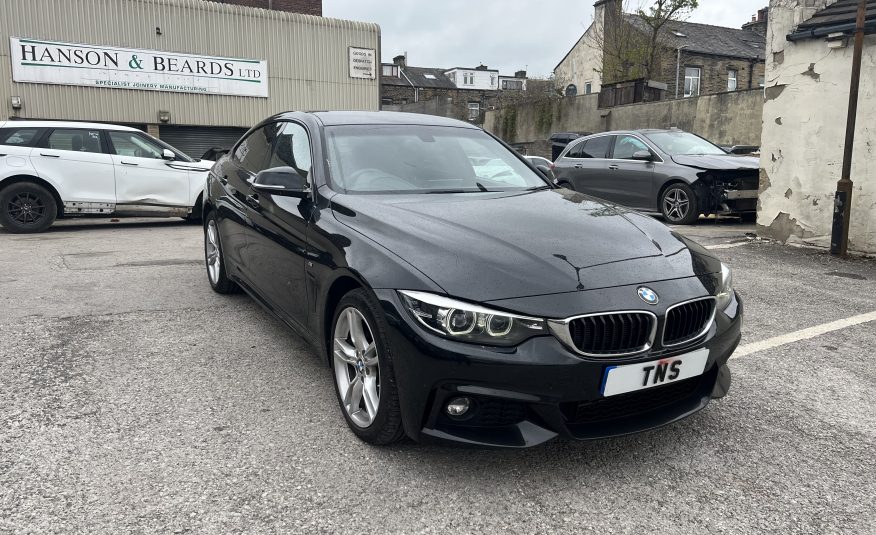 2019 BMW 4 SERIES GRAN COUPE 420D M SPORT AUTO XDRIVE UNRECORDED DAMAGED SALVAGE