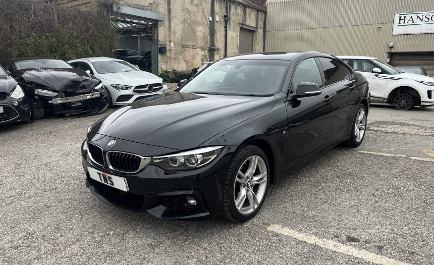 2019 BMW 4 SERIES GRAN COUPE 420D M SPORT AUTO XDRIVE UNRECORDED DAMAGED SALVAGE