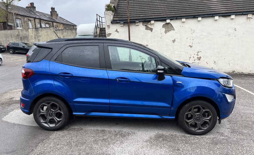 2020 20 FORD ECOSPORT 1.0T ST-LINE BLACK EURO 6 UNRECORDED DAMAGED SALVAGE