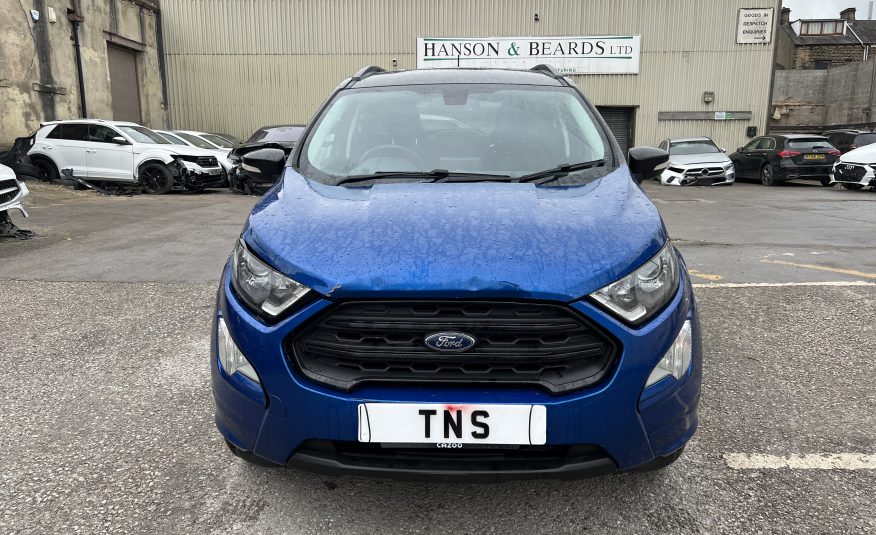 2020 20 FORD ECOSPORT 1.0T ST-LINE BLACK EURO 6 UNRECORDED DAMAGED SALVAGE