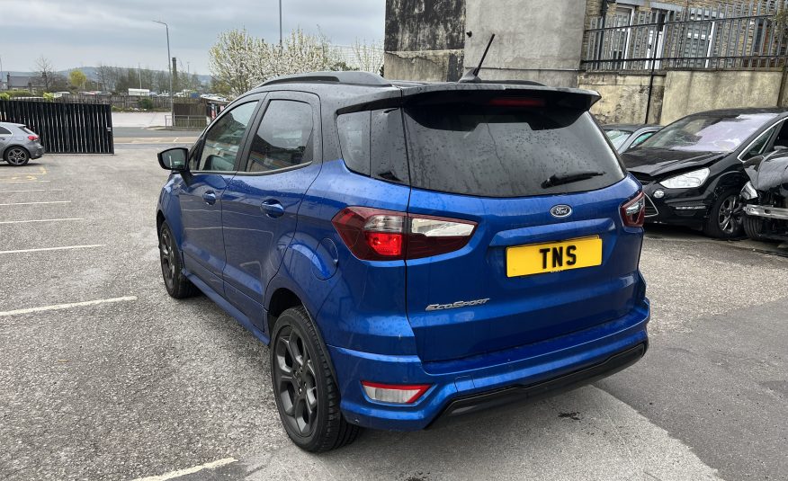 2020 20 FORD ECOSPORT 1.0T ST-LINE BLACK EURO 6 UNRECORDED DAMAGED SALVAGE