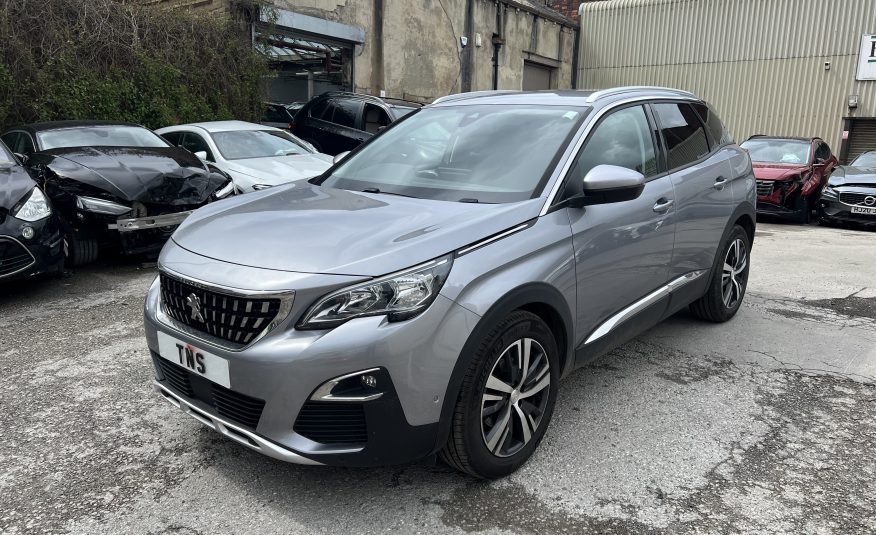 2020 70 PEUGEOT 3008 ALLURE BLUEHDI UNRECORDED DAMAGED SALVAGE