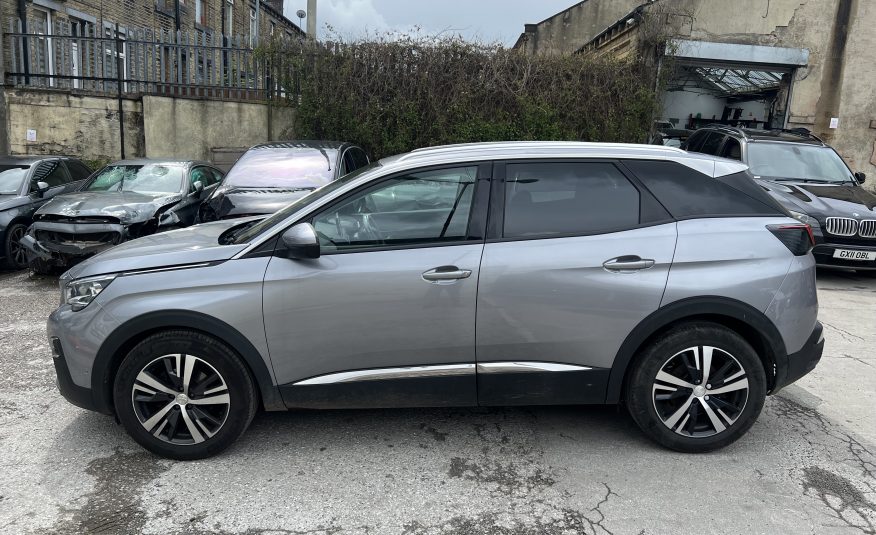 2020 70 PEUGEOT 3008 ALLURE BLUEHDI UNRECORDED DAMAGED SALVAGE