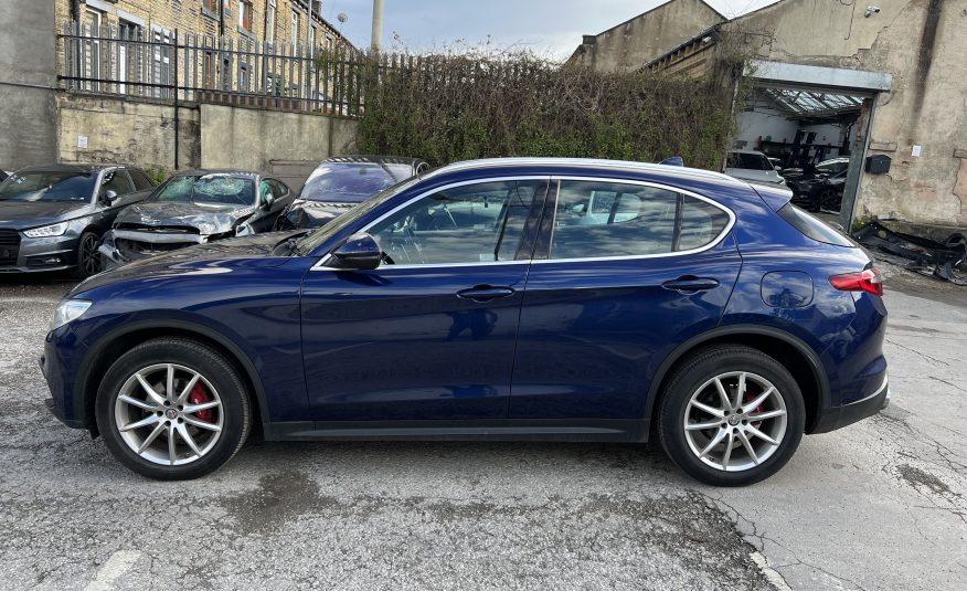 2019 68 ALFA ROMEO STELVIO 2.2 TD SPECIALE AUTO Q4 AWD UNRECORDED DAMAGED SALVAGE