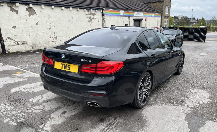 2019 69 BMW 5 SERIES 2.0 520D M SPORT AUTO EURO 6 UNRECORDED DAMAGED SALVAGE