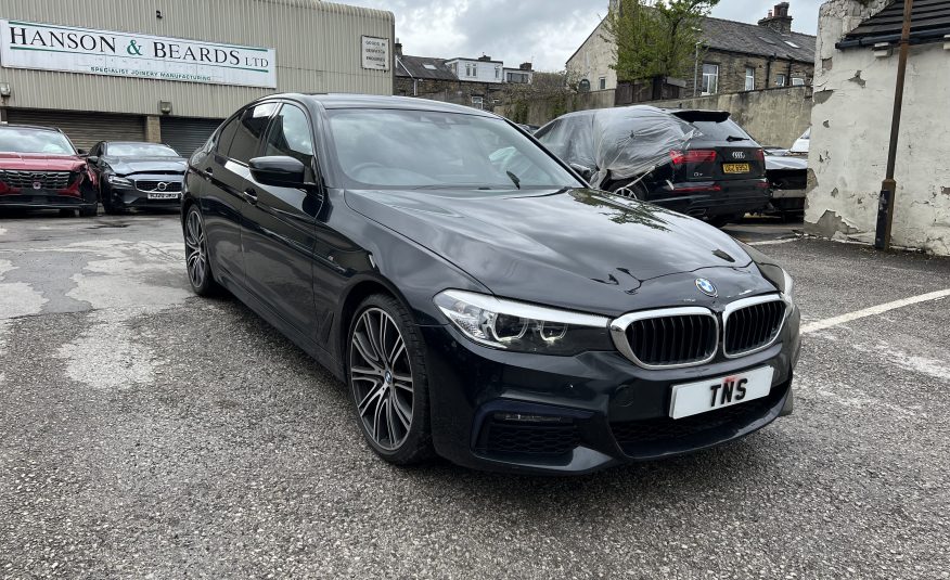 2019 69 BMW 5 SERIES 2.0 520D M SPORT AUTO EURO 6 UNRECORDED DAMAGED SALVAGE