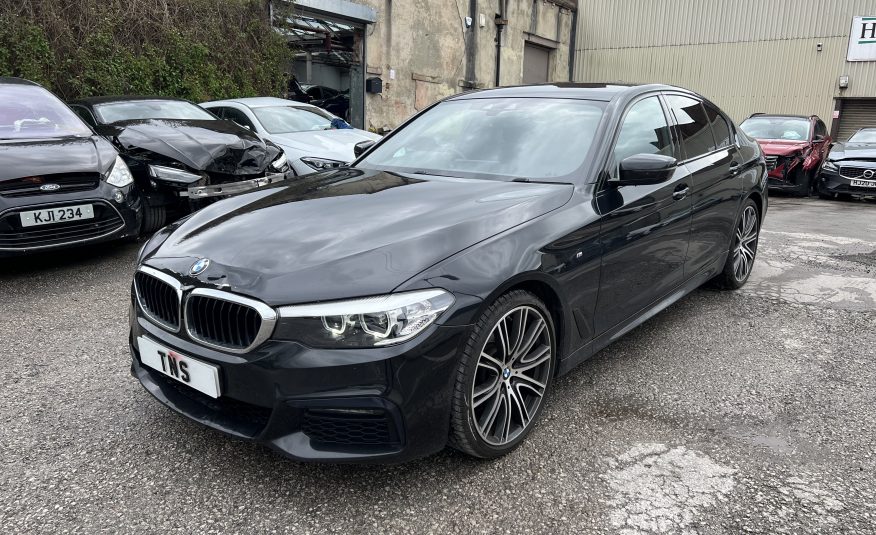 2019 69 BMW 5 SERIES 2.0 520D M SPORT AUTO EURO 6 UNRECORDED DAMAGED SALVAGE