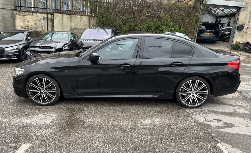 2019 69 BMW 5 SERIES 2.0 520D M SPORT AUTO EURO 6 UNRECORDED DAMAGED SALVAGE