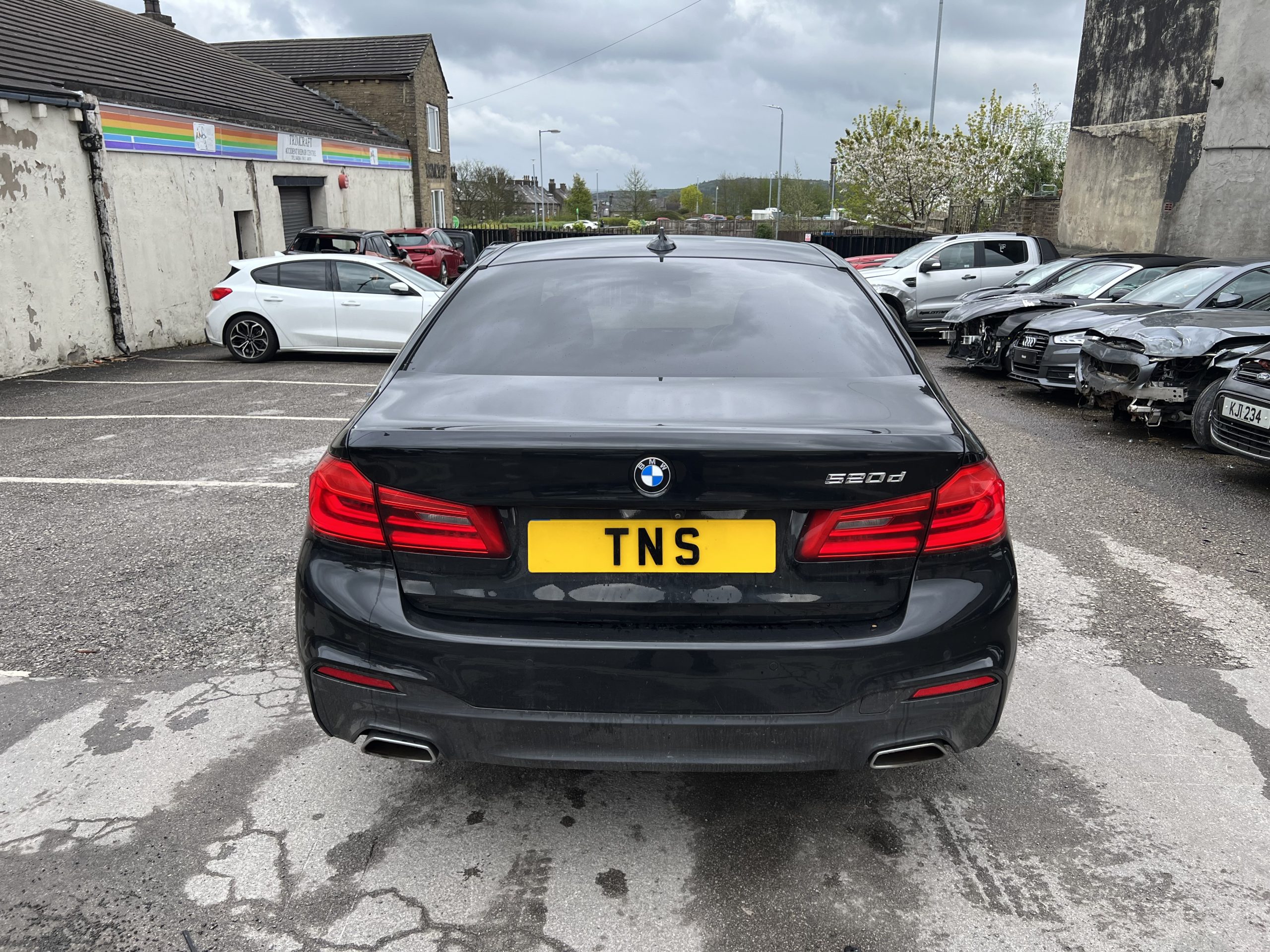 2019 69 BMW 5 SERIES 2.0 520D M SPORT AUTO EURO 6 UNRECORDED DAMAGED SALVAGE