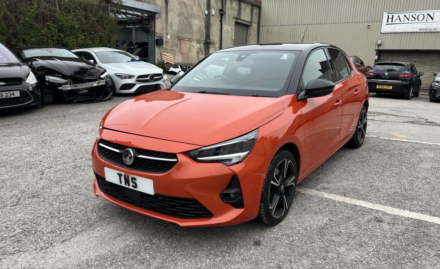 2021 70 VAUXHALL CORSA 1.2 TURBO SRI EURO 6 UNRECORDED DAMAGED SALVAGE