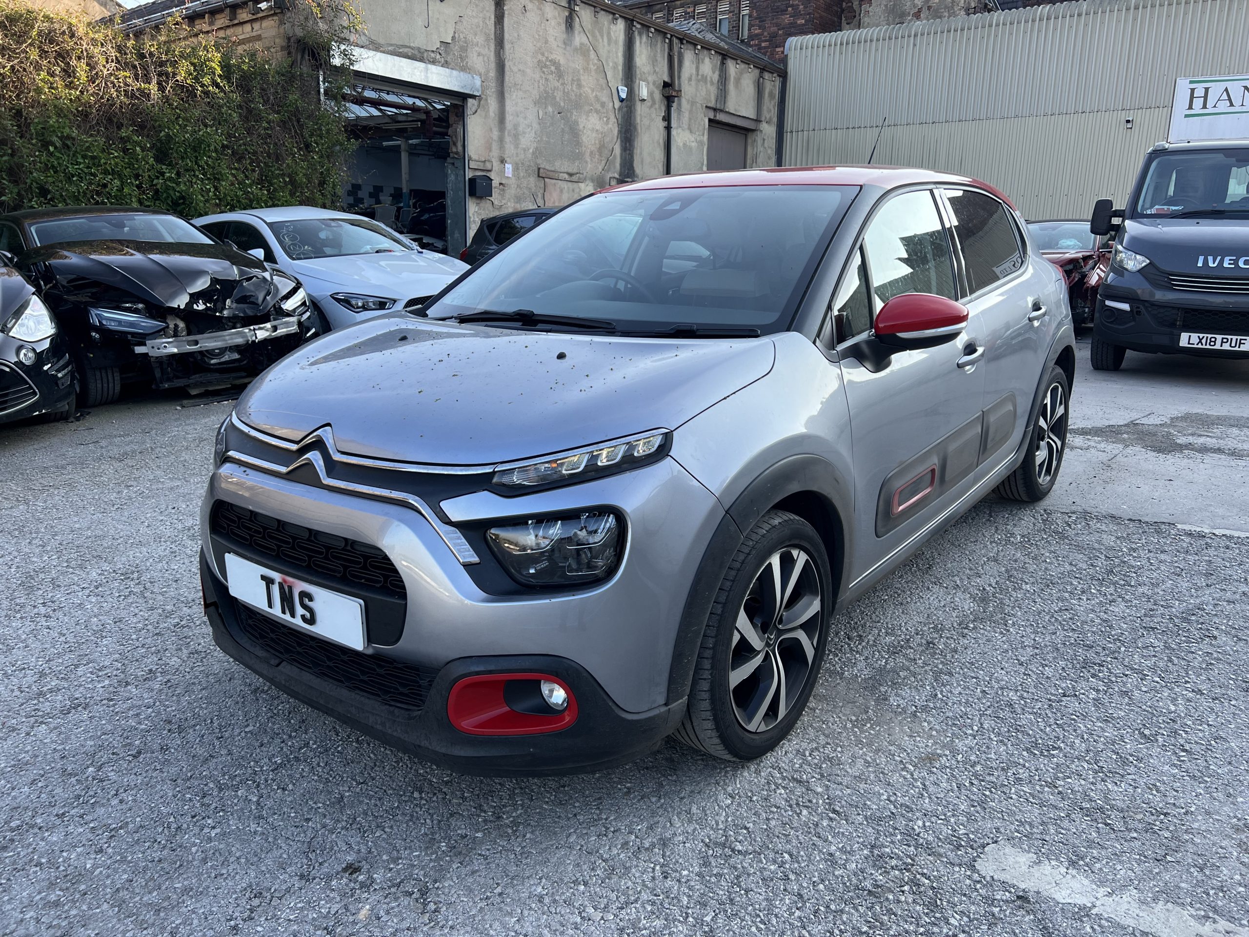 2021 21 CITROEN C3 1.2 PURETECH SHINE PLUS AUTO EURO 6 UNRECORDED DAMAGED SALVAGE