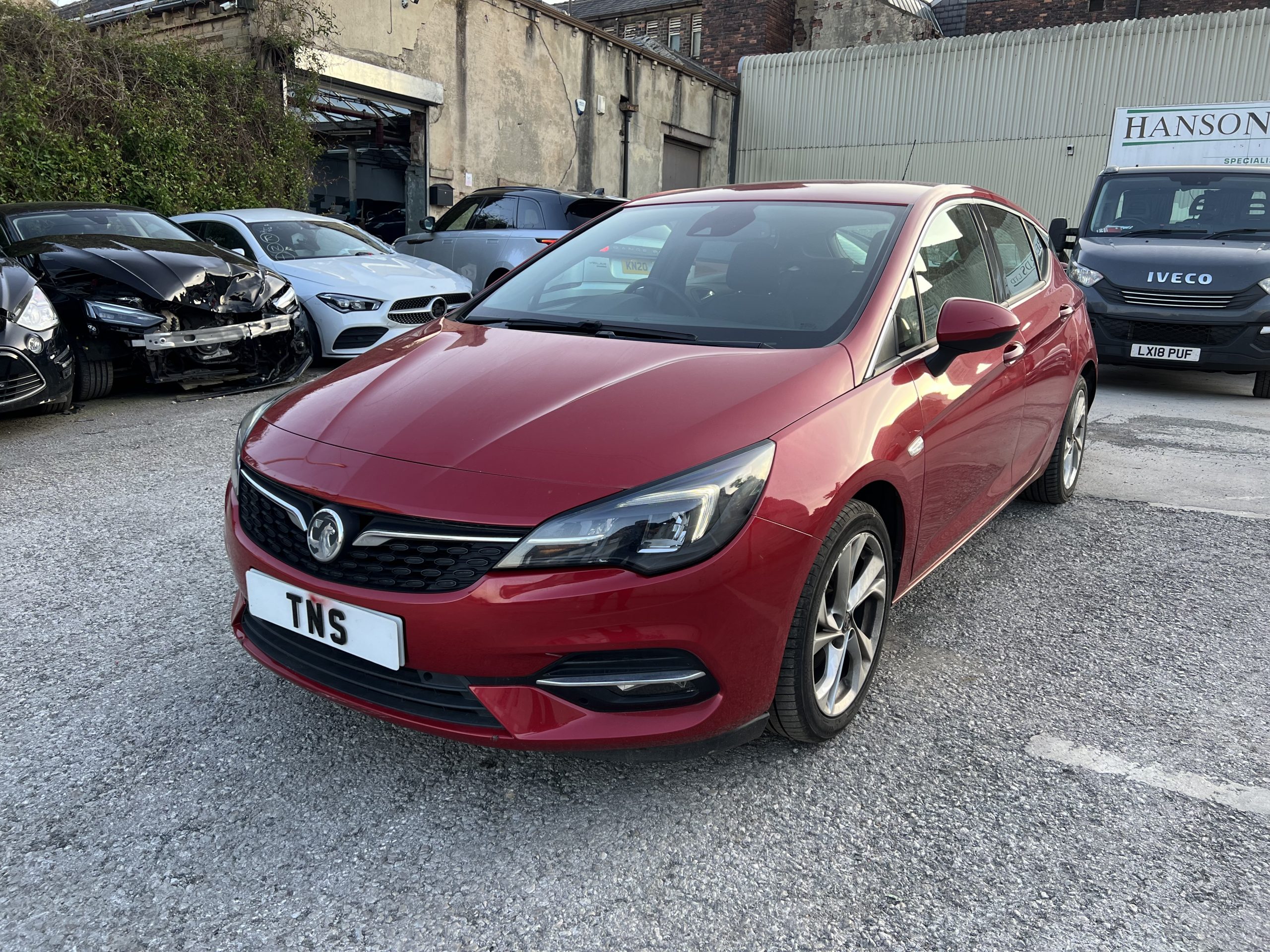 2021 21 VAUXHALL ASTRA 1.2 TURBO SRI EURO 6 UNRECORDED DAMAGED SALVAGE