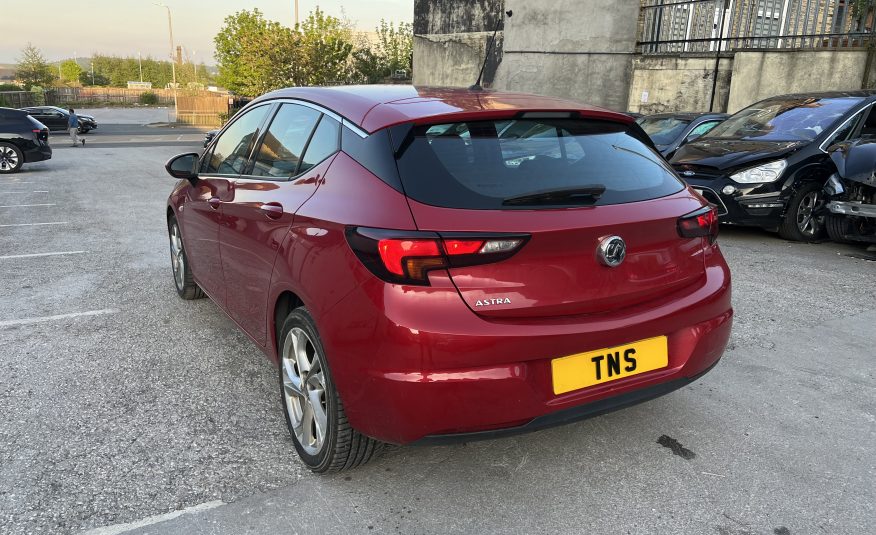 2021 21 VAUXHALL ASTRA 1.2 TURBO SRI EURO 6 UNRECORDED DAMAGED SALVAGE